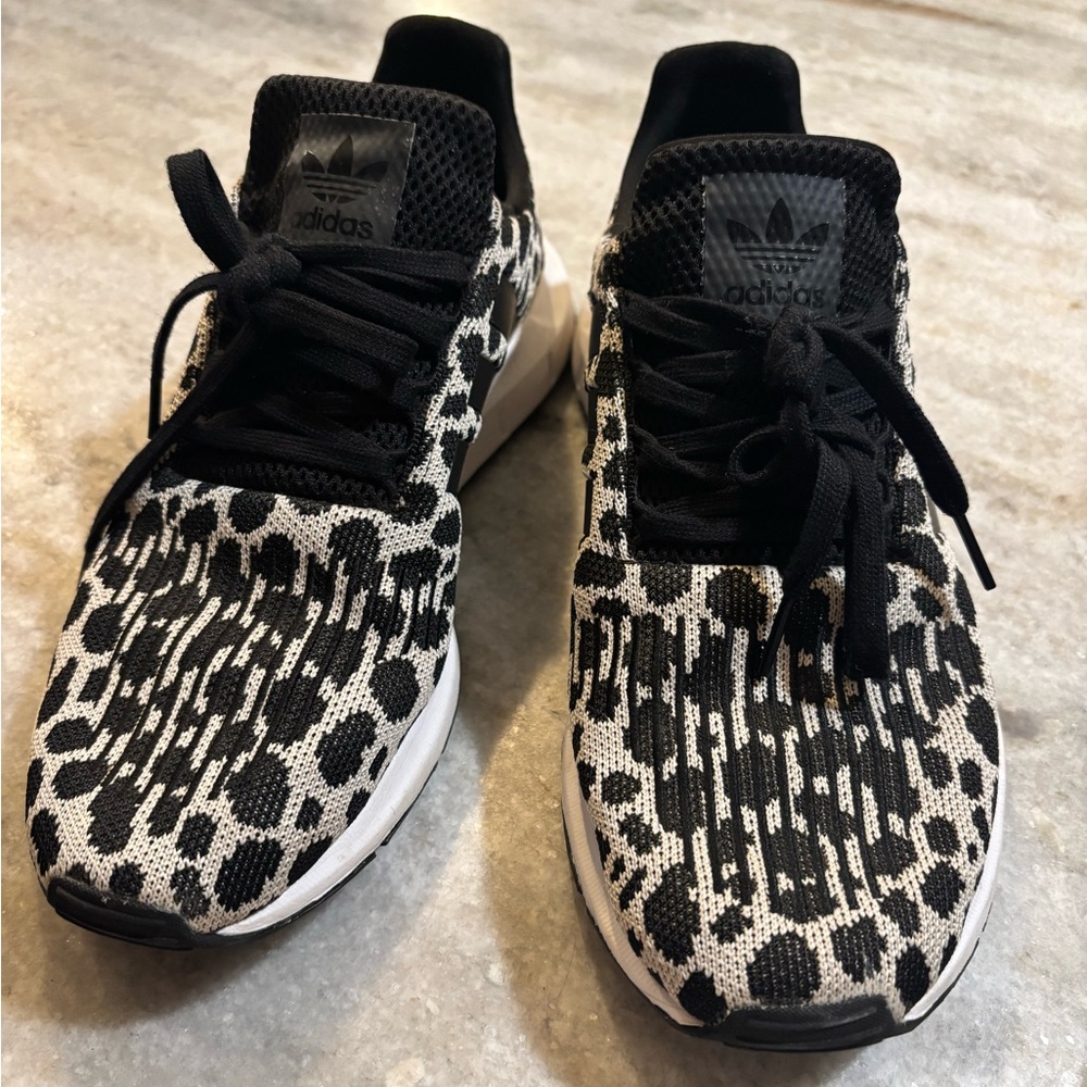Adidas Monochrome Patterned Sneakers